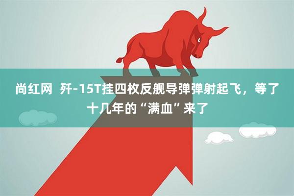 尚红网  歼-15T挂四枚反舰导弹弹射起飞，等了十几年的“满血”来了